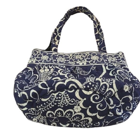 [Vera Bradley] Twirly Bird Navy Tote Bag - Picture 6 of 7